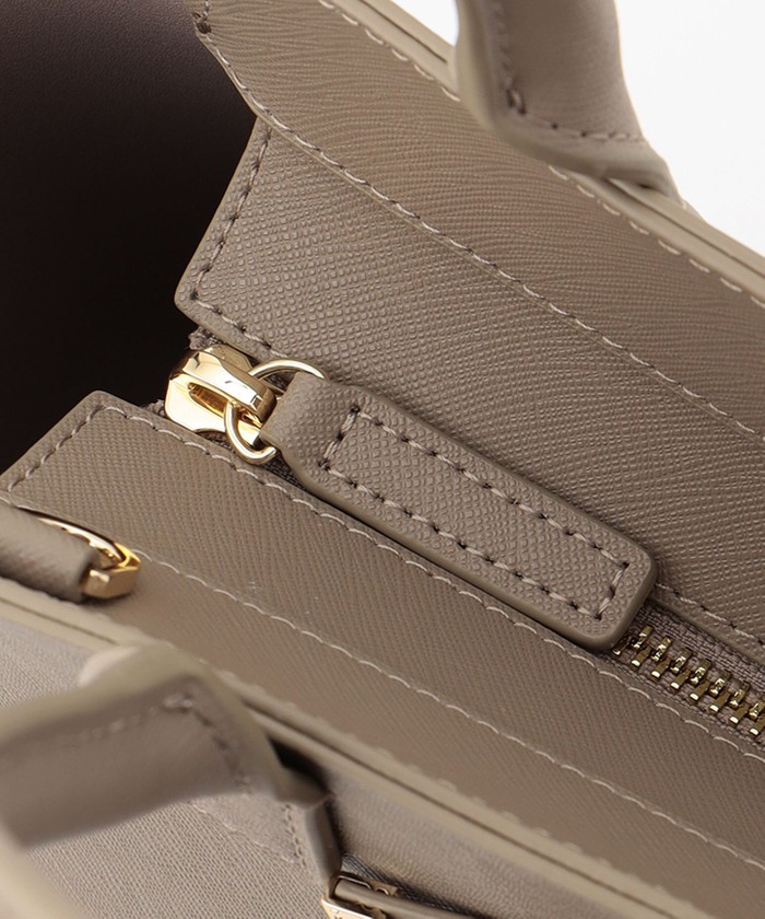 TINY RIBBON LEATHERTOTE トートバッグ(505221880) | TOCCA