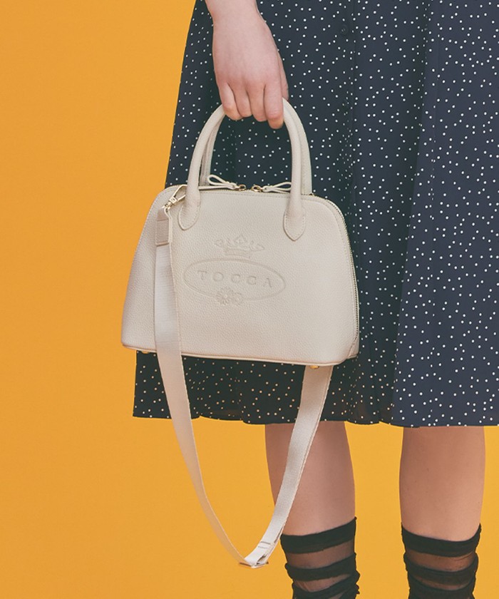 TOCCA - 美品 TOCCA CRESTA LEATHER POCHETTE 本革 レザーの通販