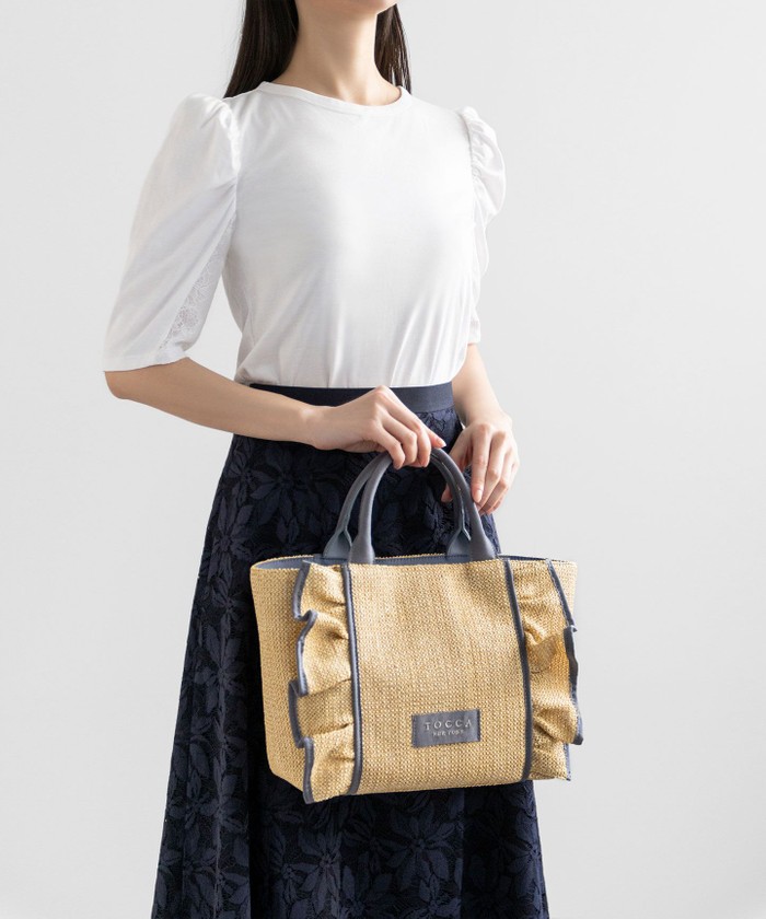 TRIM RIBBON BASKET かごバッグ　トッカ RIBBON BASKET かごバッグ / TOCCA | ファッション通販 【公式