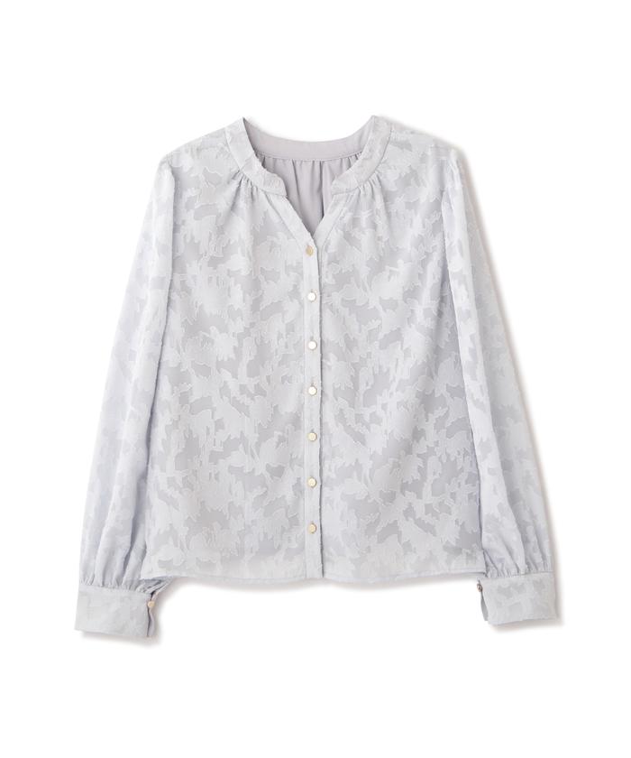 セール 50%OFF】前後2Wayカットジャガードブラウス(505195176