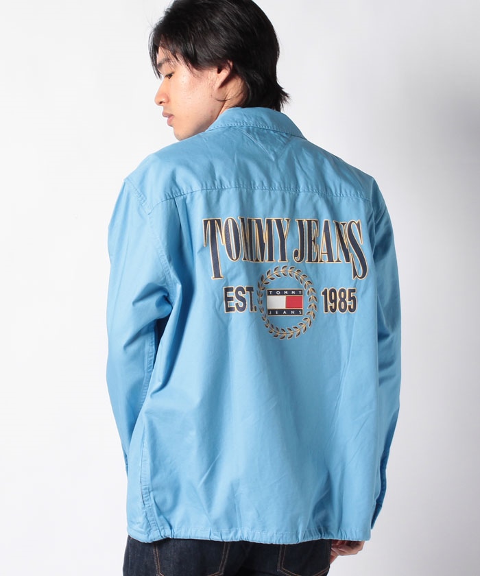 セール】トミージーンズ TOMMY JEANS コーチオーバーシャツ セール】トミージーンズ TOMMY JEANS コーチオーバーシャツ