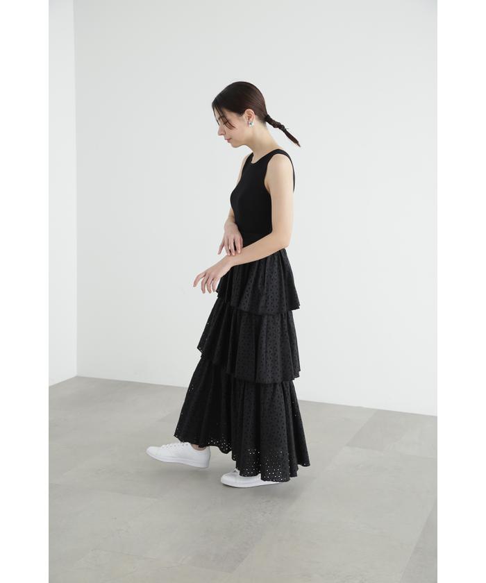 コットンローンエンブロイダリーパンツ | JILL STUART | JILL