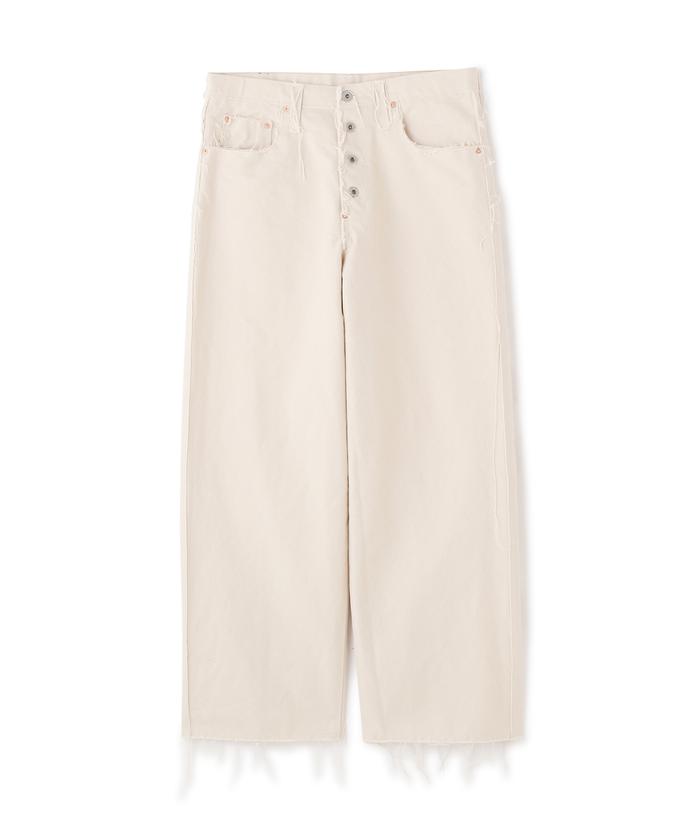 パンツ SUGARHILL23SS Raw-EdgeCanvas Denim Pants SUGARHILL/RAW EDGE CANVAS DENIM PANTS(505223574