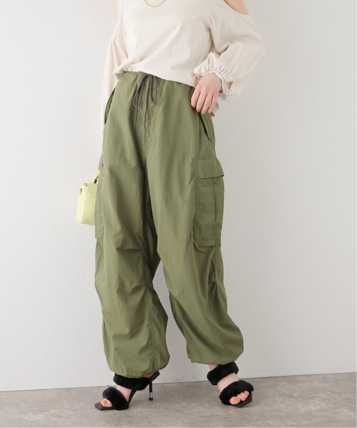 【Uby SPICK&SPAN】パラシュートパンツ　ARMY TWIL カーゴ Uby SPICK&SPAN】パラシュートパンツ ARMY TWIL カーゴ - メルカリ