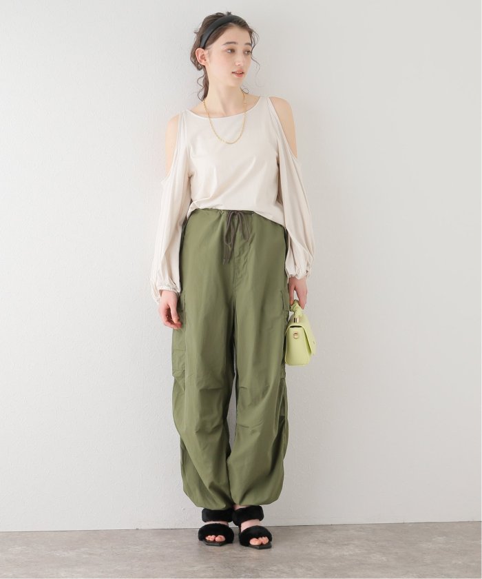 【Uby SPICK&SPAN】パラシュートパンツ　ARMY TWIL カーゴ Uby SPICK&SPAN】パラシュートパンツ ARMY TWIL カーゴ - メルカリ
