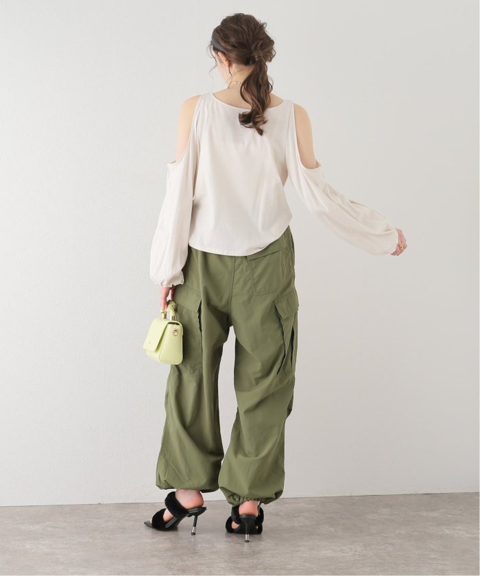 【Uby SPICK&SPAN】パラシュートパンツ　ARMY TWIL カーゴ Uby SPICK&SPAN】パラシュートパンツ ARMY TWIL カーゴ - メルカリ