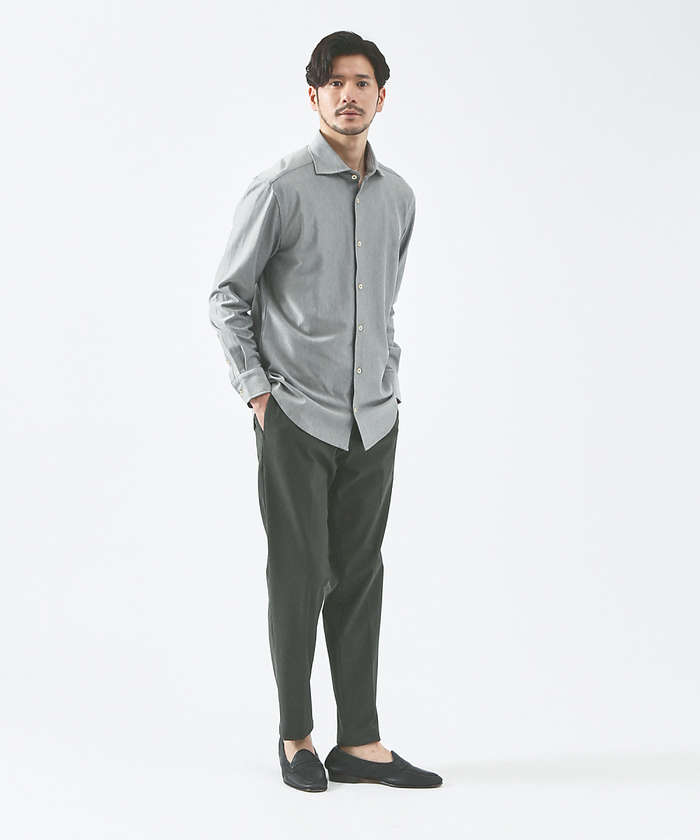 セットアップ対応/FLEX PANTS】トリコットツイル マルチストレッチ ス