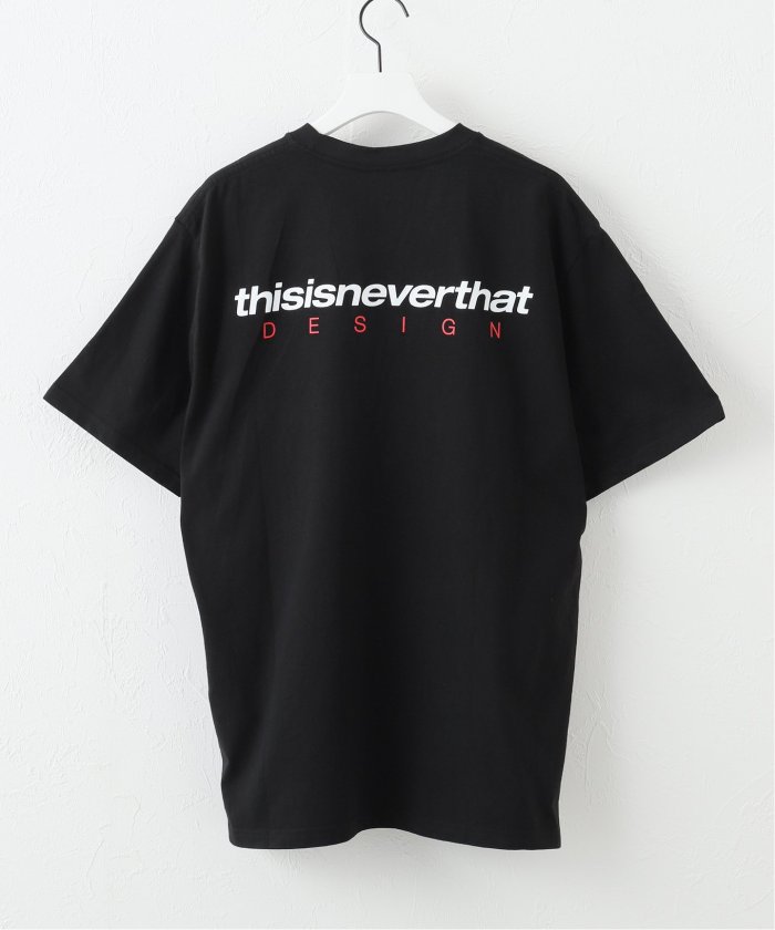 【速達!!!】thisisneverthat◆DSN-Logo Tee Black ロゴTシャツ thisisneverthat / ディスイズネバーザット】 DSN－LOGO TEE