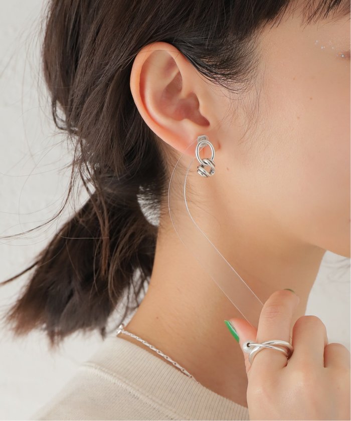 PHILIPPE AUDIBERT シルバー フープピアス PHILIPPE AUDIBERT＞PA Dea フープ ピアス SIL＜Select by EMMEL