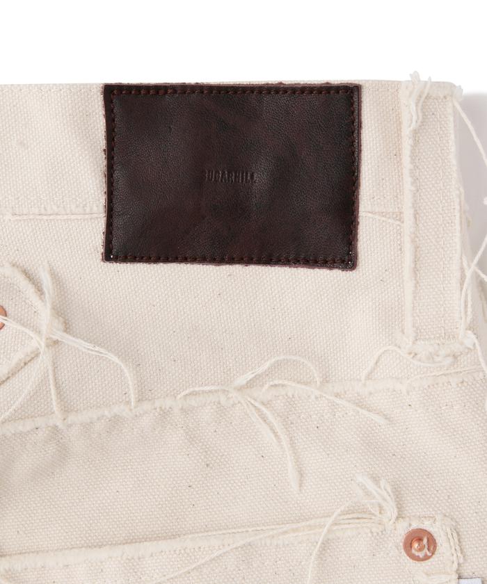 SUGARHILL/RAW EDGE CANVAS DENIM PANTS(505223574