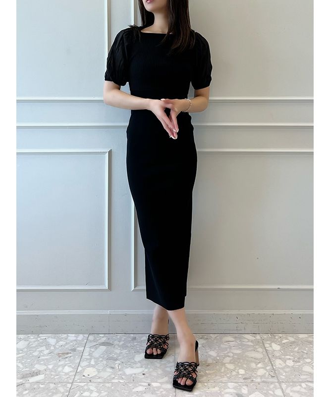 新品 タグ付✨️eimy istoire／eimyチェーン2wayニットワンピース エイミーイストワール eimy istoire eimyチェーン2wayニット
