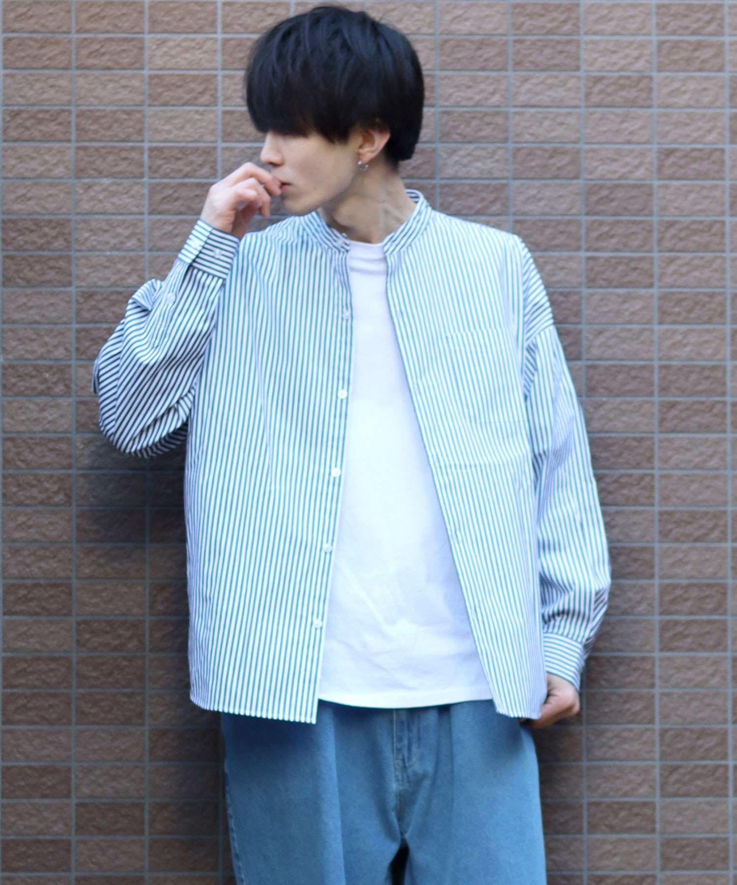 SHAREEF レーヨン ドローイング オーバーサイズ ネクタイ シャツ 1 seyto（セイト）の「Drawstring oversized shirt / ドロスト