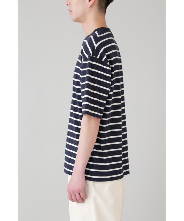 24ss 極美品 MARGARET HOWELLオーガニックコットンピケ2 ORGANIC COTTON STRIPE JERSEY(505110662) | マーガレット