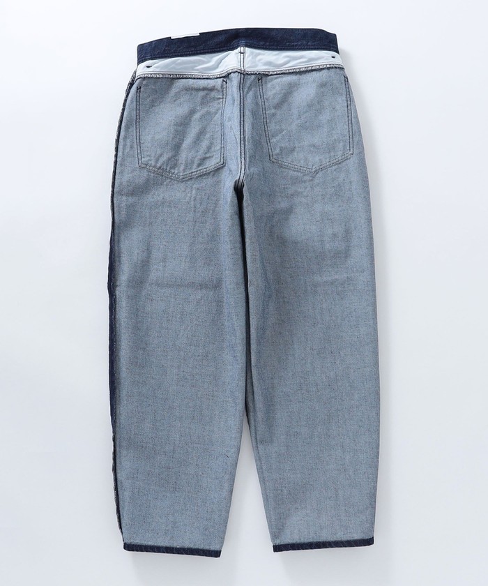 セール】【SHIPS any別注】BROOKLYN OVERALL: ワイド テーパード