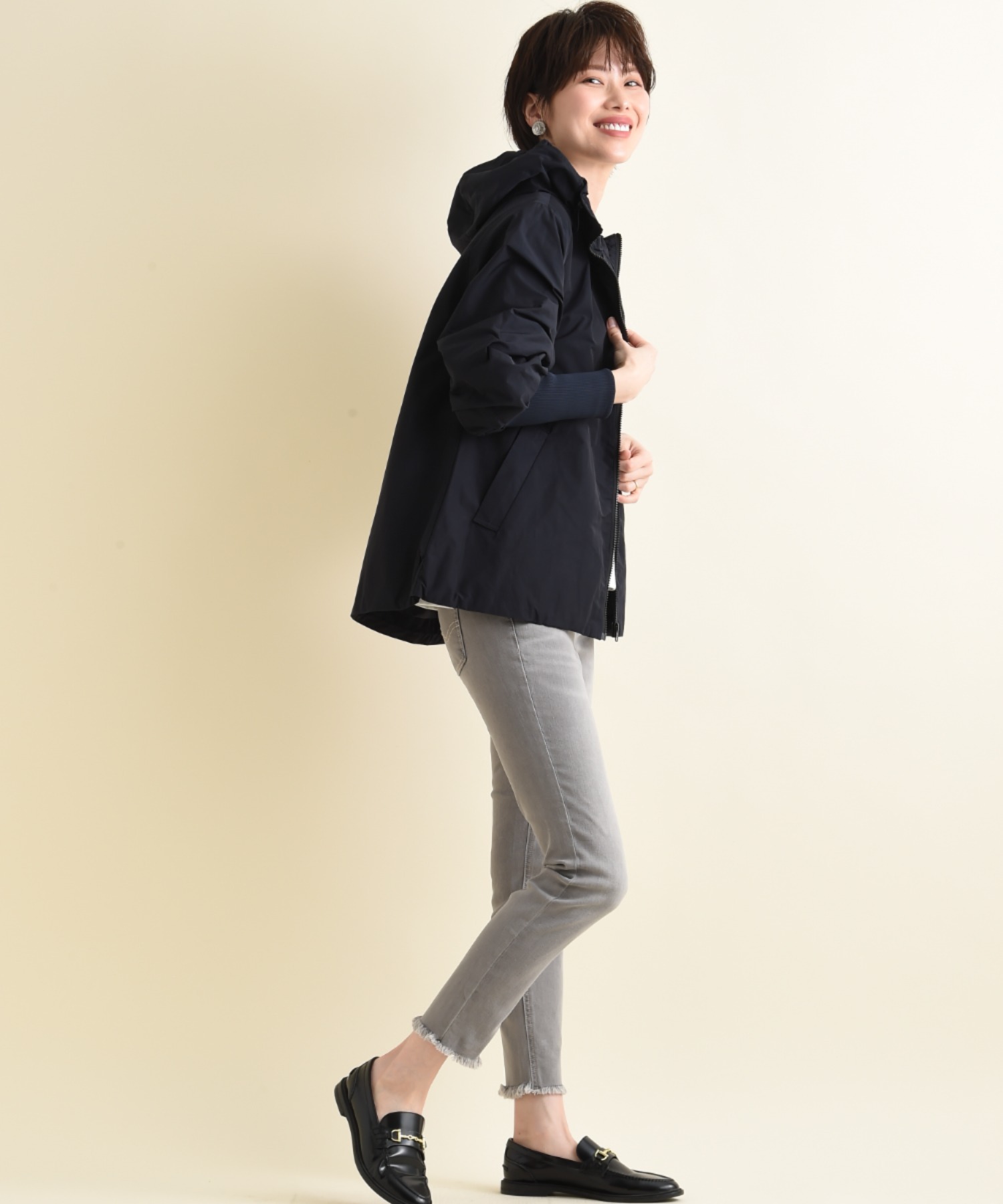 セール46%OFF】T/Cウェザー配色ジップブルゾン(505203465
