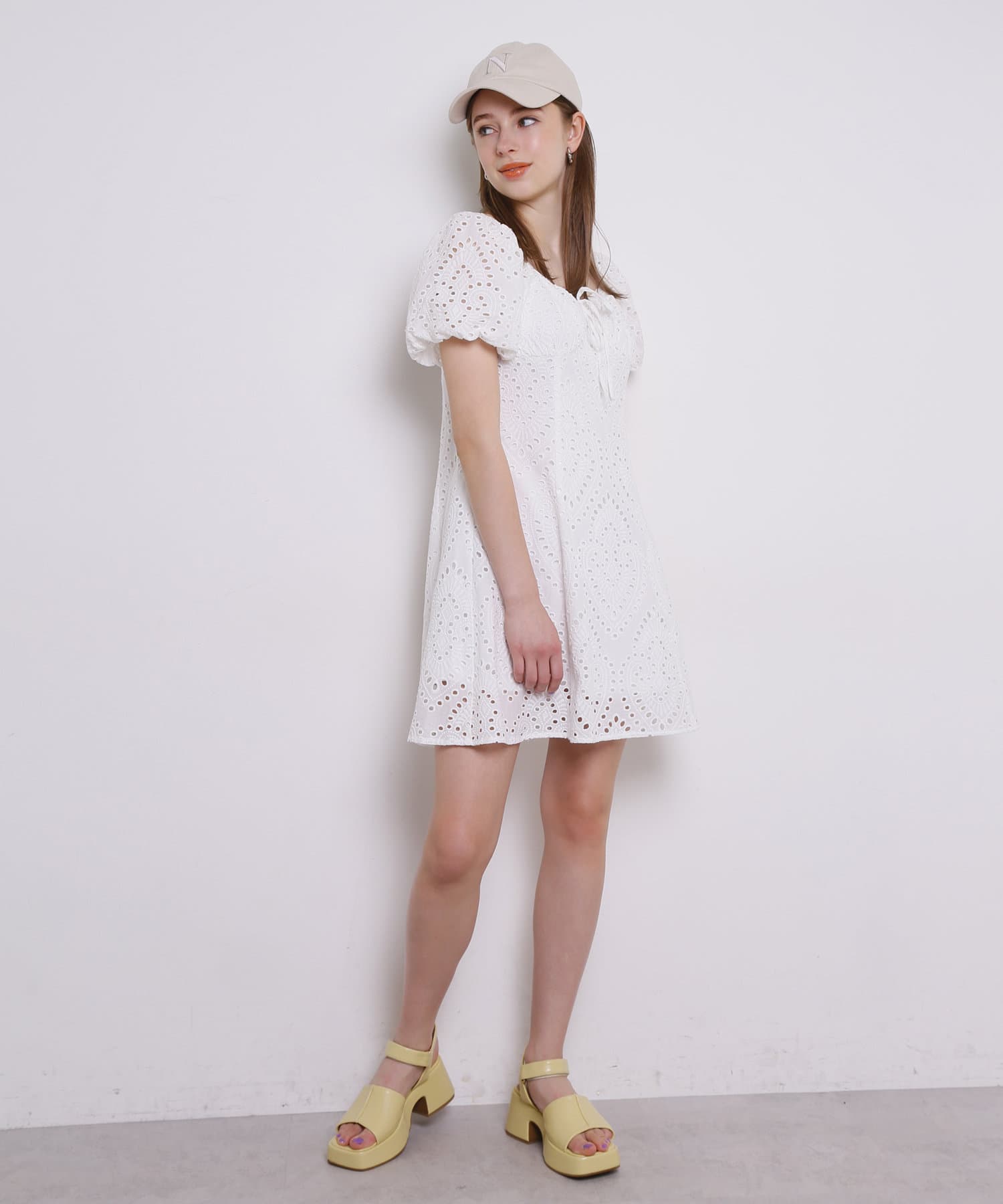 クーポン】【セール 40%OFF】【Seemi.by NICE CLAUP】綿レース