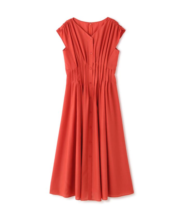 Rady♡バックジュエリーワンピース バックリボンカットデザインギャザーキャミワンピース