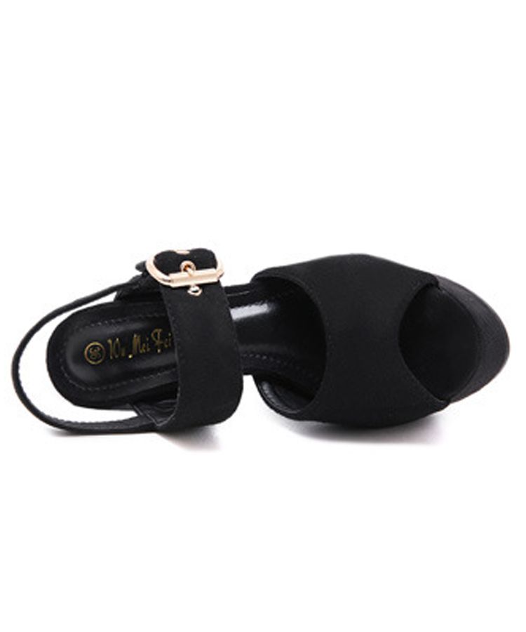 セール 33%OFF】シュベック SVEC ヒールサンダル ハイヒール 黒