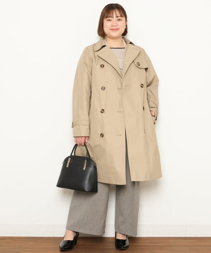 セール 40%OFF】【大きいサイズ/19号まであり】トレンチコート