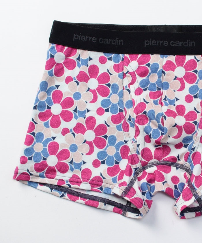 ピエールカルダンPierre cardin ブロックチェック コットンパンツ