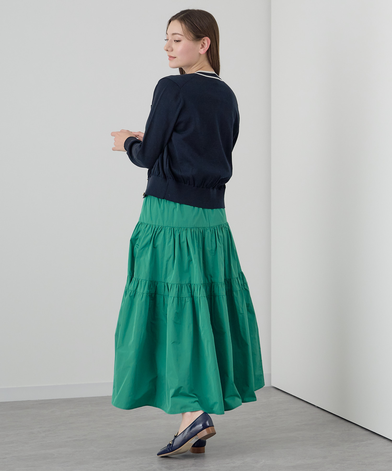 セール 40%OFF】シルケットコットンクルーネックカーディガン