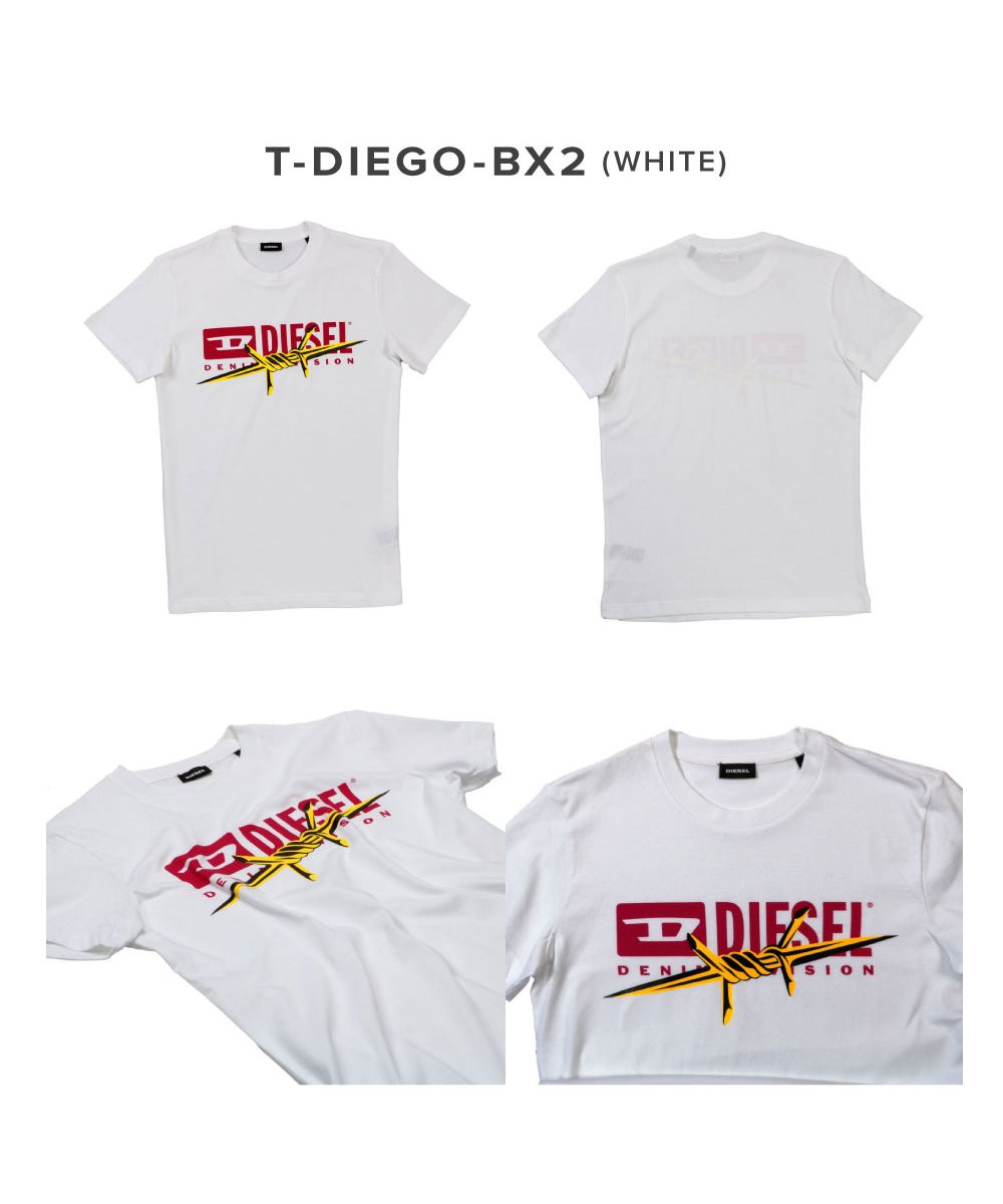 ディーゼル DIESEL ディーゼル DIESEL Tシャツ メンズ 半袖 Tー