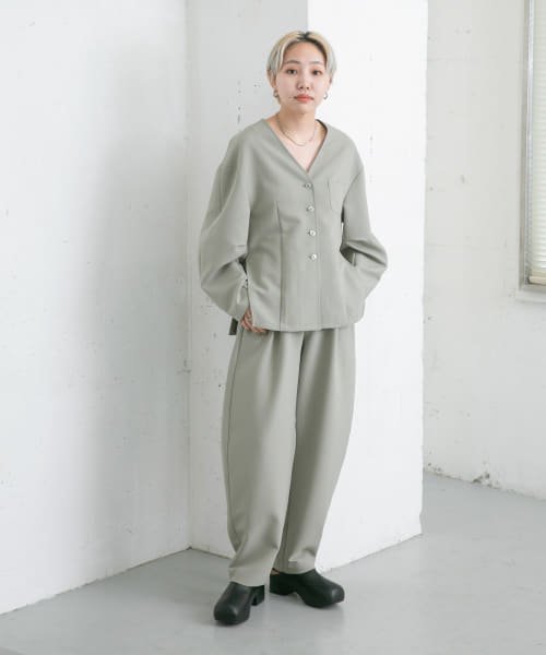 セール】ウエストシェイプジャケット(505232744) ケービーエフ(KBF) d fashion KBF 透けジャケット