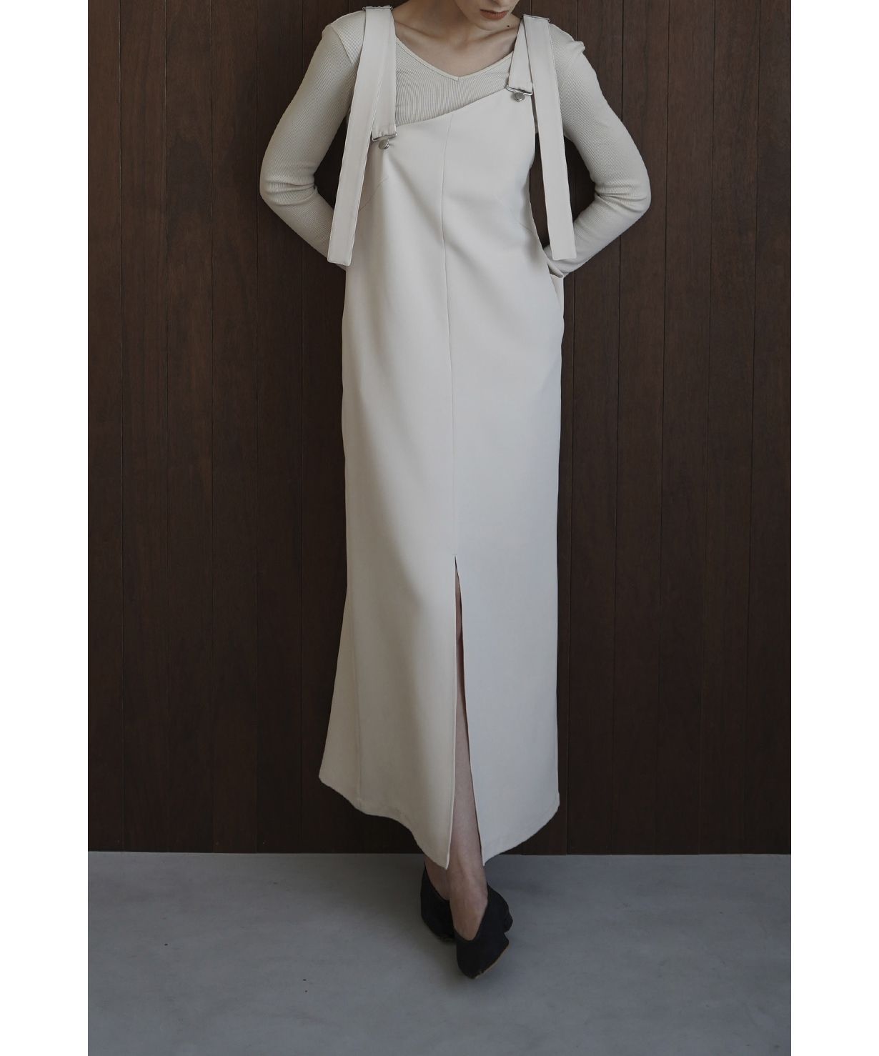 セール】SLANT LINE SALOPETTE ONE PIECE(505233393) | クラネ(CLANE
