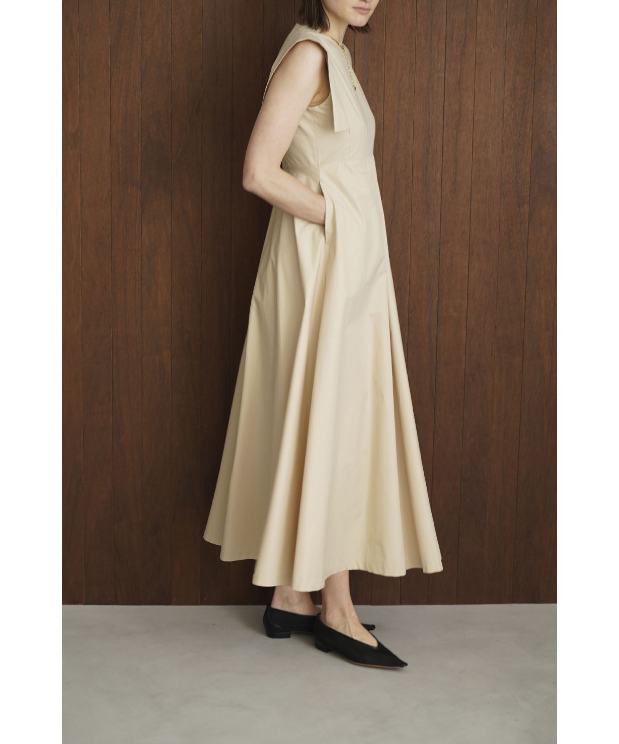 ワンピース CLANE/SQUARE SLEEVE ONE PIECE CLANE - スクエアー スリーブ ワンピース - SQUARE SLEEVE ONE
