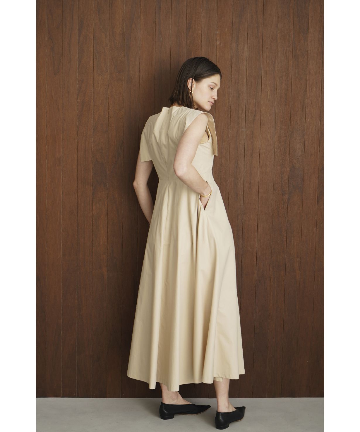 SQUARE SLEEVE ONE PIECE(505233398) | クラネ(CLANE) - d fashion