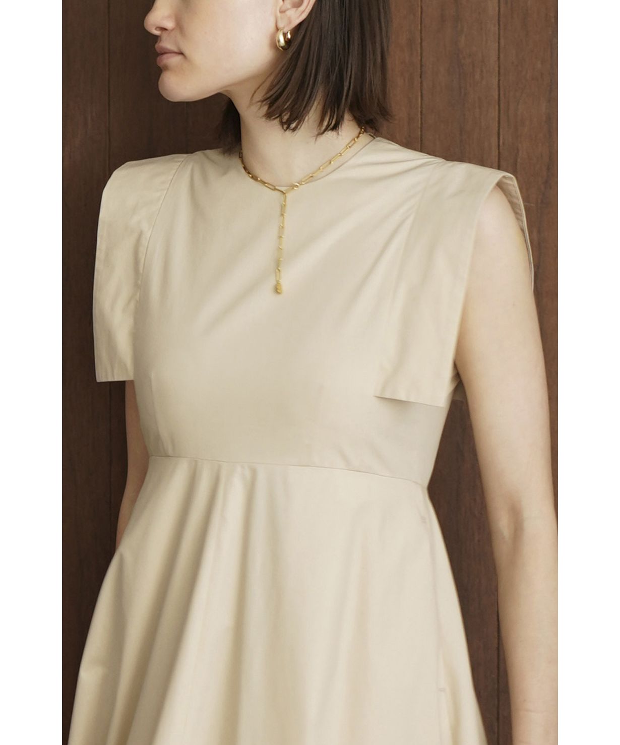 ワンピース SQUARE-SLEEVES DRESS SQUARE SLEEVE ONE PIECE（ワンピース）｜CLANE（クラネ）の