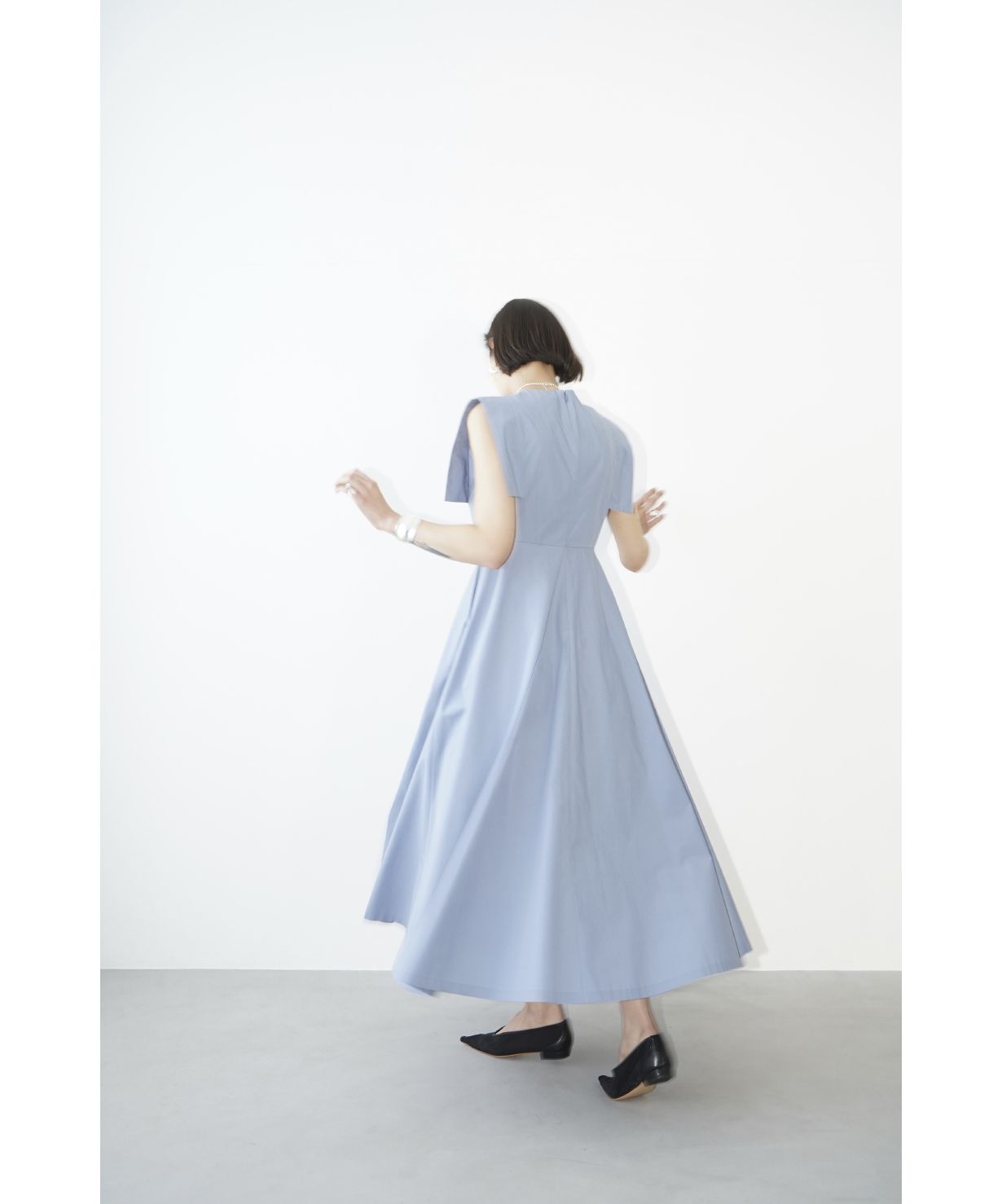 SQUARE SLEEVE ONE PIECE(505233398) | クラネ(CLANE) - d fashion