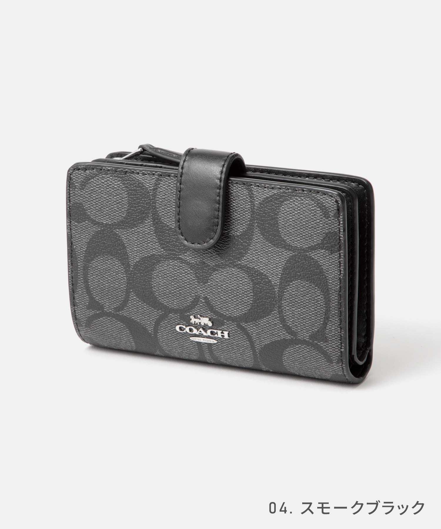 COACH 二つ折り財布 ブラック シグネチャー F23553 セール】COACH 二つ折り財布 F23553 レディース コーチ 財布