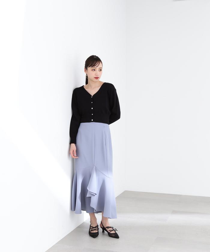 セール 50%OFF】アシメラッフルマーメイドスカート(505157777