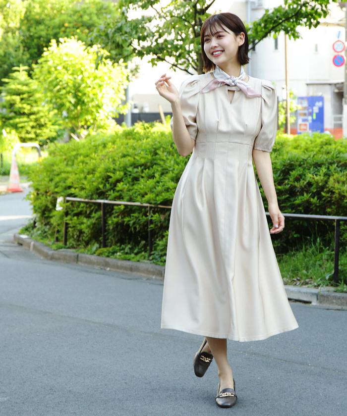 【美品】スカーフ付シャツワンピース JILL by JILL STUART JILL by JILL STUART（ジルバイジルスチュアート）の