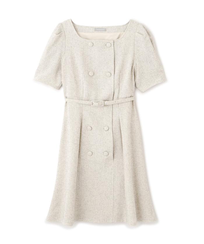 JILLSTUARTダブルブレストツイードミニワンピース セール 30%OFF】◇ダブルブレストツイードミニワンピース