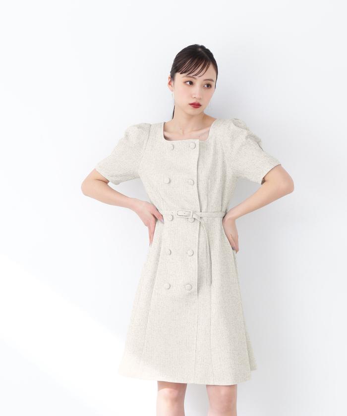 JILLSTUARTダブルブレストツイードミニワンピース セール 30%OFF】◇ダブルブレストツイードミニワンピース