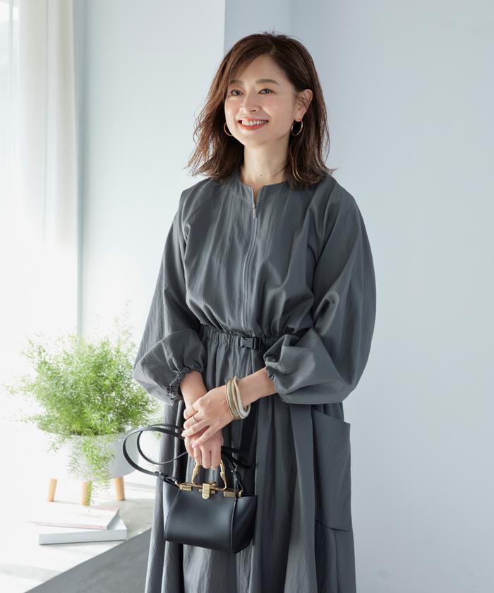 INED イネド 三尋木奈保コラボ スポーツディテール旬ワンピース セール 70%OFF】イネド INED 《三尋木奈保コラボ》スポーツ