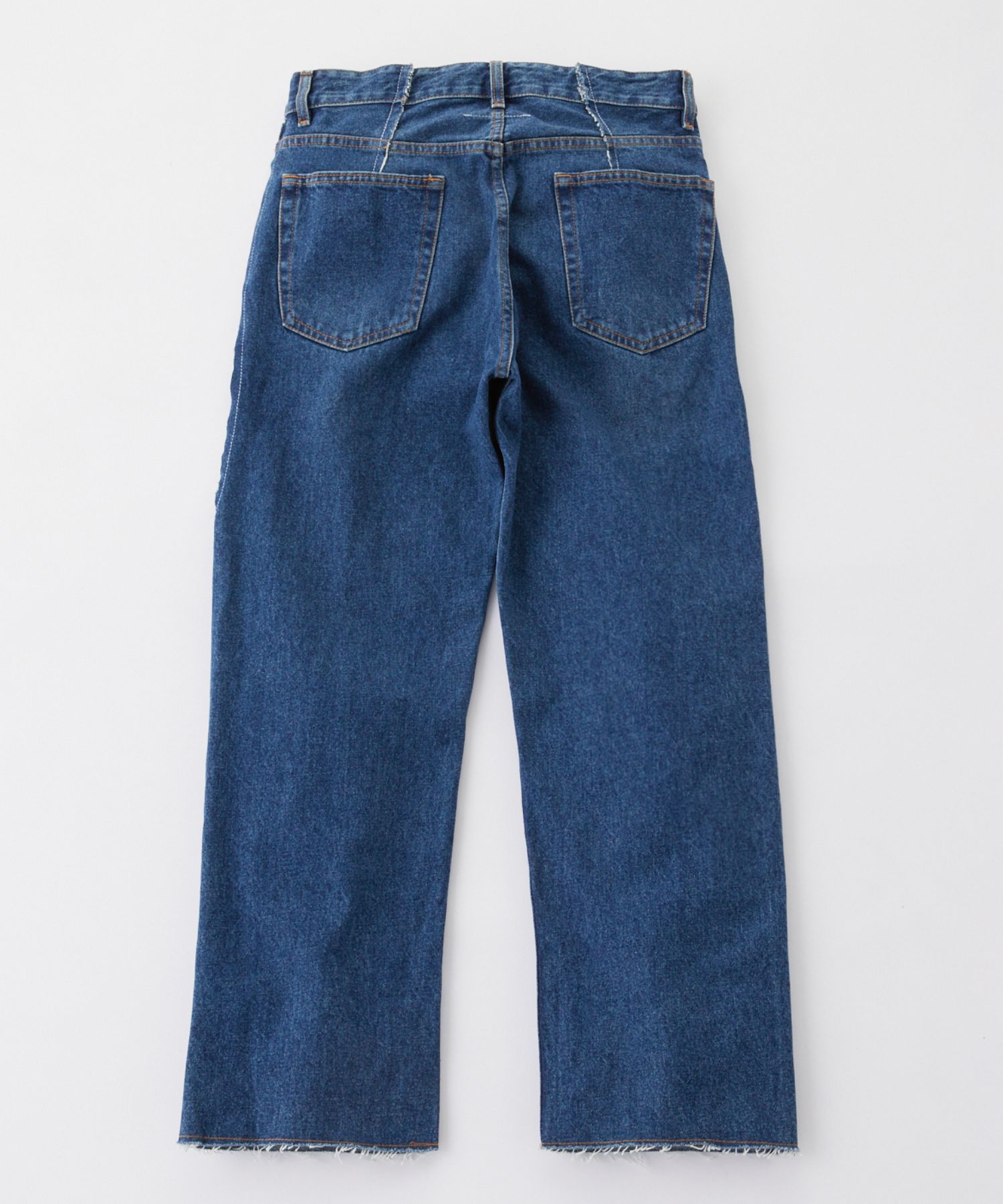 MM6 Maison Margiela クロップドパンツ デニム ダメージ M