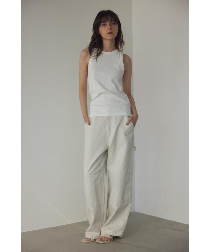 パンツ BLACK BY MOUSSY wide painter pants BLACK BY MOUSSY | wide painter pants (ストレート ) |SHEL