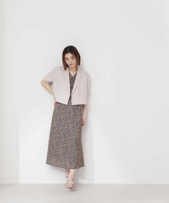 セール 30%OFF】フロントギャザープリントワンピース(505236898