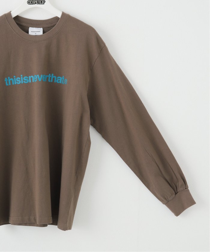 thisisneverthat / ディスイズネバーザット】T－LOGO L/S TEE