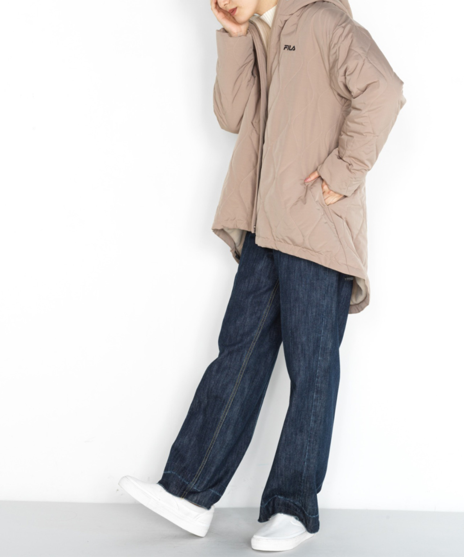 クーポン】【セール9%OFF】<FILA/フィラ>裏ボアフリース