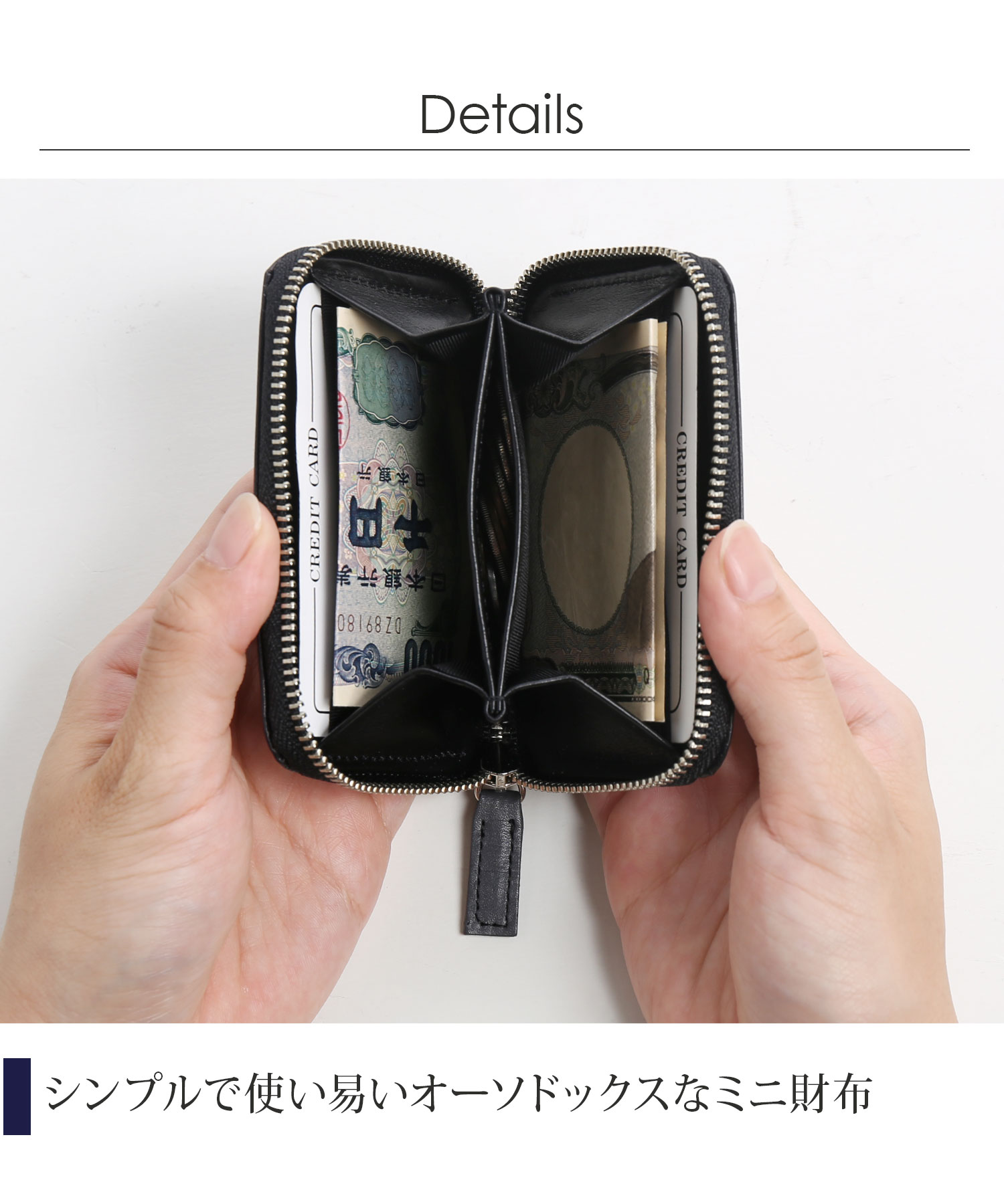 PRAIRIE 牛革グラデーションミニ財布 プレリー PRAIRIE [PRAILIE]牛革レザーグラデーションミニ財布