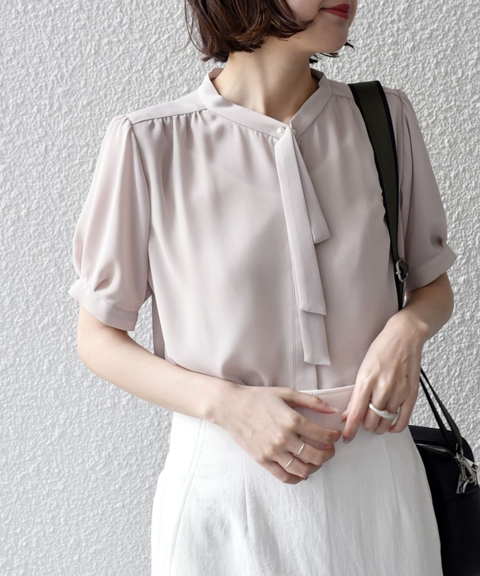 セール 50%OFF】* 〈接触冷感 / 手洗い可能〉ボウタイ ショート