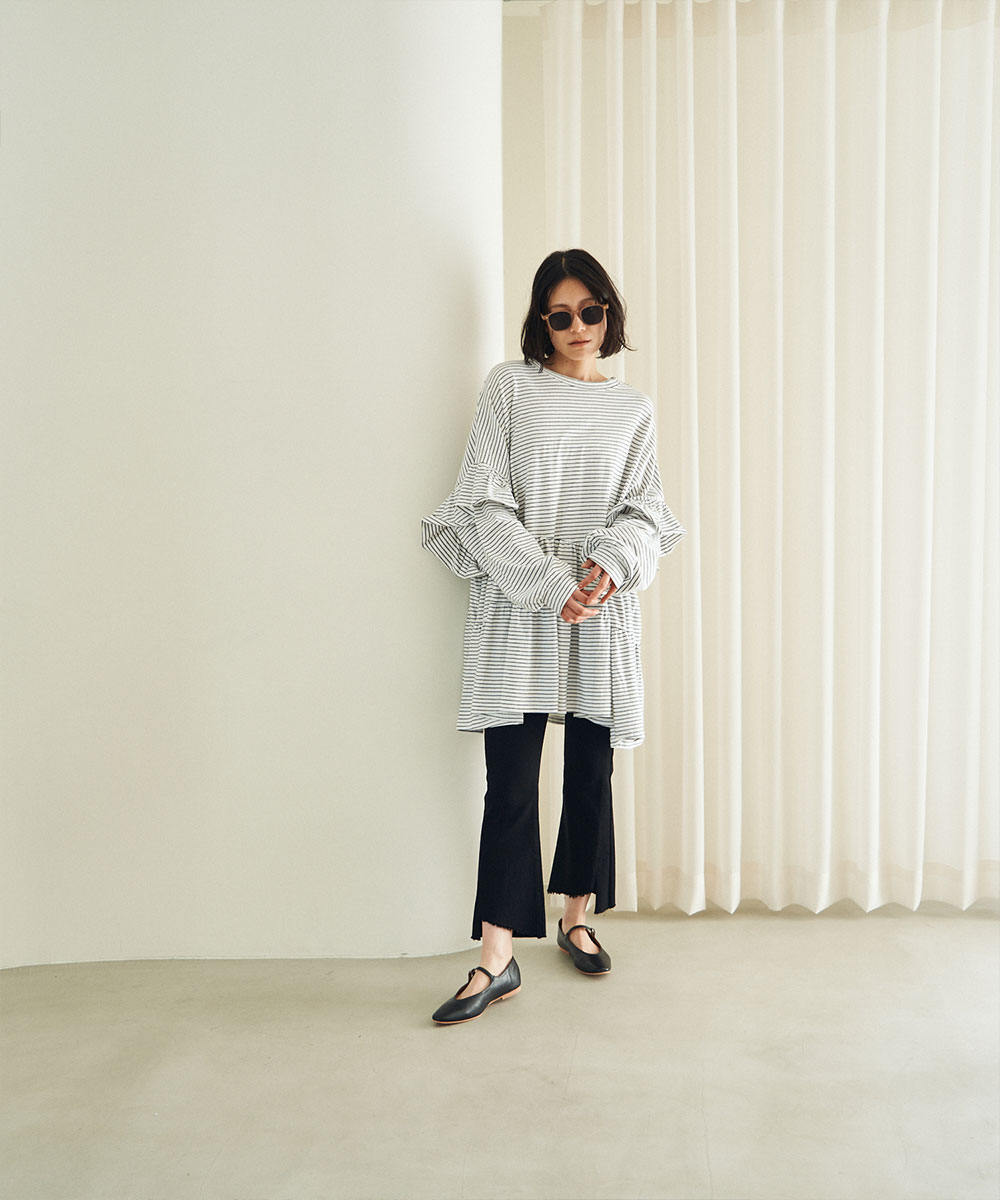 マージュール marjour FRILL OVER TEE(505240252) | マー