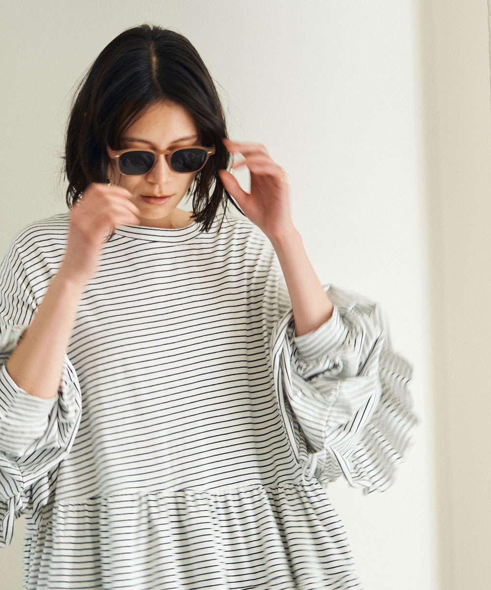 マージュール marjour FRILL OVER TEE(505240252) | マー