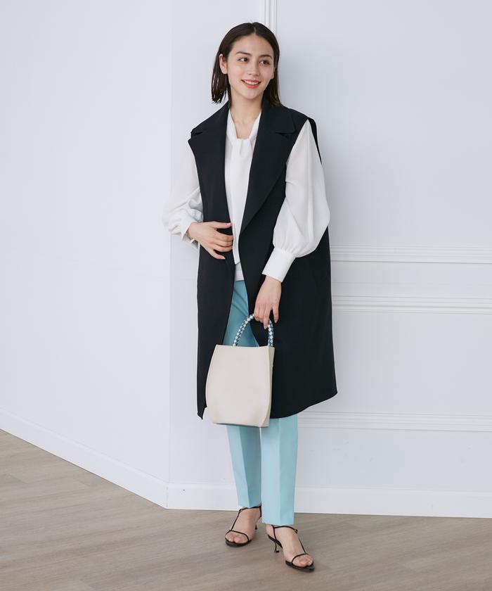 セール 70%OFF】イネド INED ロングジレ(505225548) | イネド