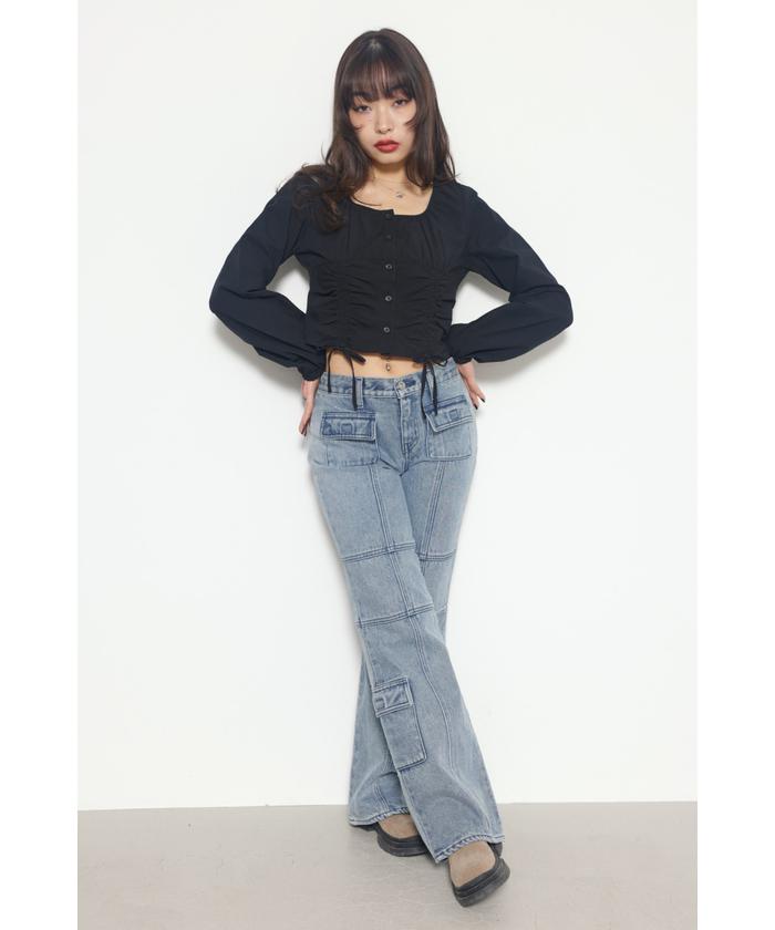 セール 50%OFF】HEM SHIRRING トップス(505241866