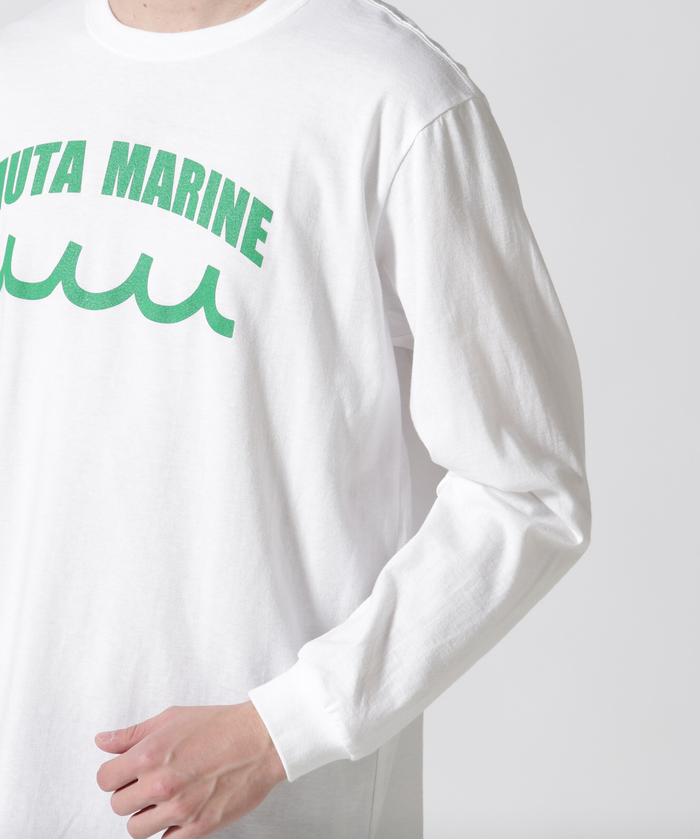 muta MARINE/ムータ マリン/別注 ACANTHUSコラボカレッジロゴLS